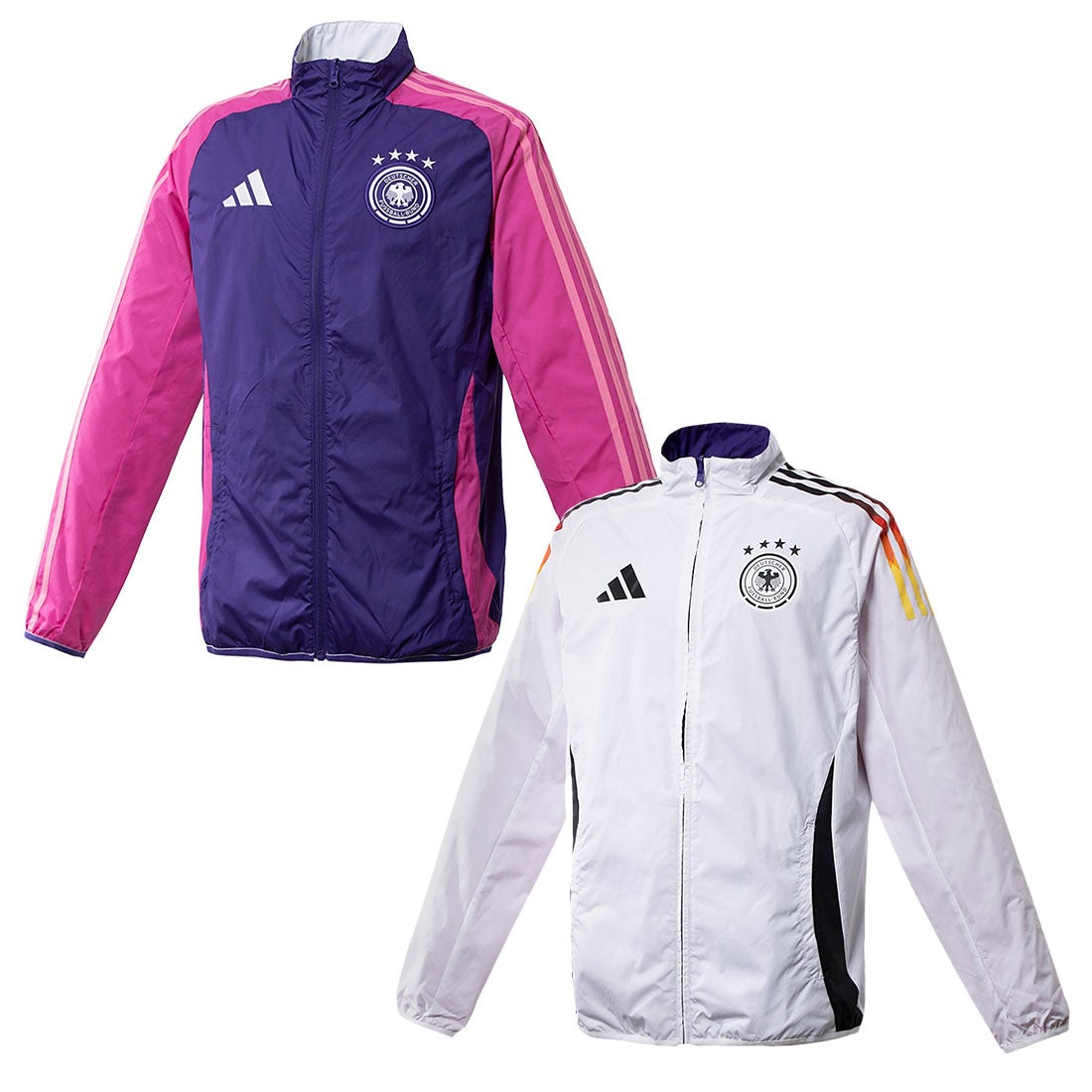 adidas ドイツ代表 2024 アンセムジャケット(ホワイト×パープル) JOJ19