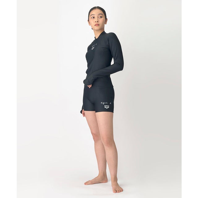 アリーナ arena 【agnes b. × arena】ラッシュガード【返品不可商品