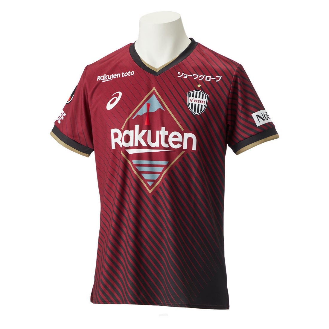 ASICS ヴィッセル神戸 2023 ユニフォーム ホーム 半袖 レプリカ #8