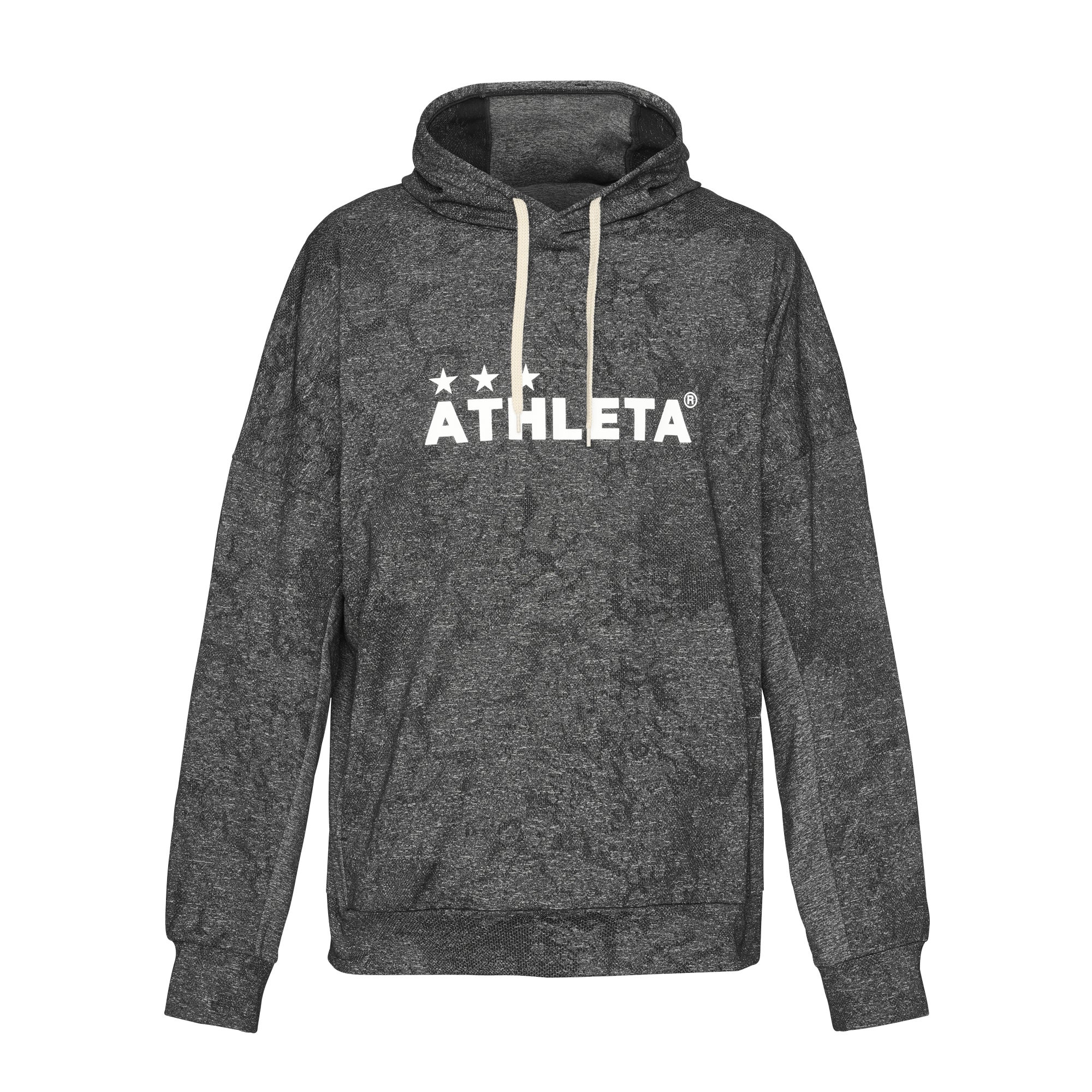 ATHLETA アスレタ ジャガードスウェットパーカー(チャコール) 03382 66
