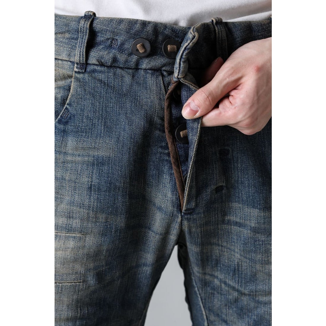 ボリス ビジャン サベリ BORIS BIDJAN SABERI P13. Tight Fit Denim