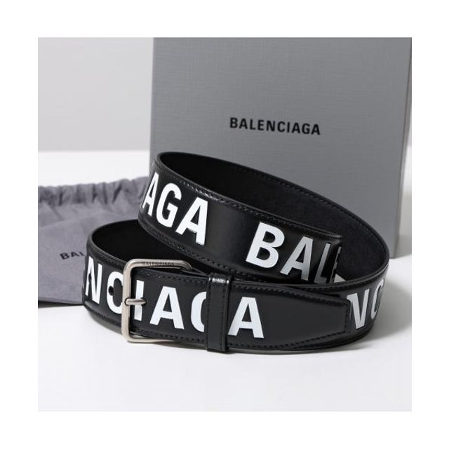 バレンシアガ BALENCIAGA BALENCIAGA ベルト PRINT LETTERS プリント