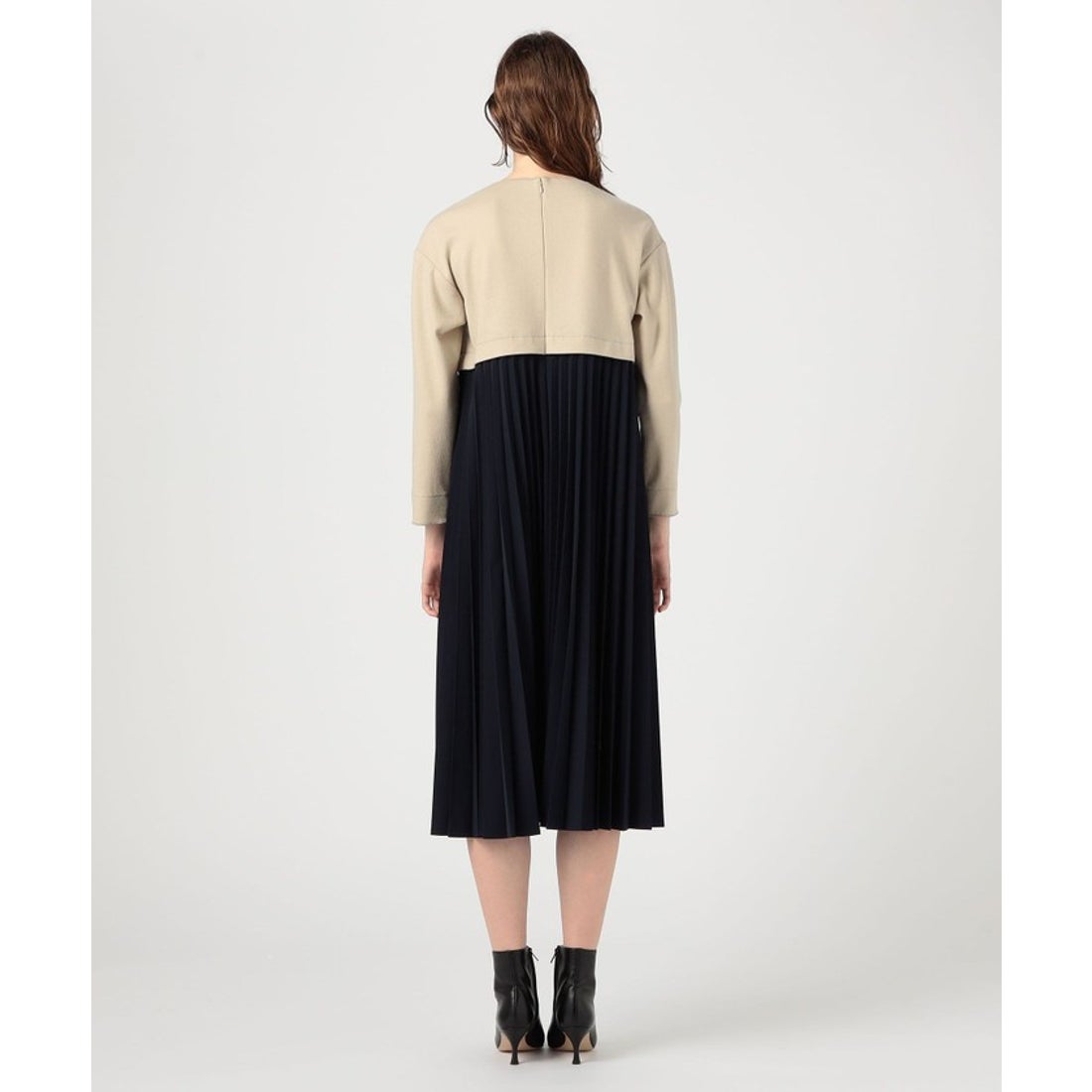 ボールジィ Ballsey ミルドジャージーコンビ クルーネックワンピース