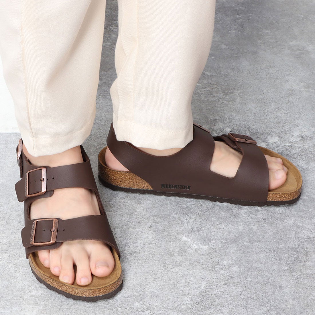 ビルケンシュトック BIRKENSTOCK Milano BF 【レギュラー幅】 （ダーク