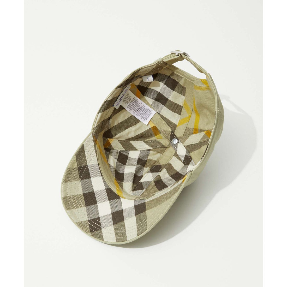 バーバリー BURBERRY 8083524 帽子 CHECK LINED BASEBALL メンズ