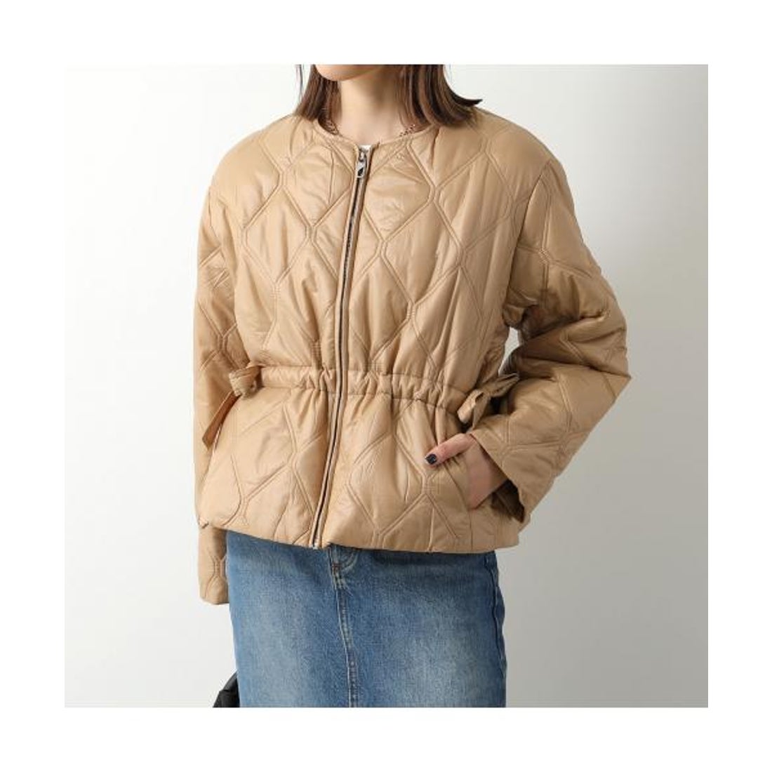 ガニー GANNI GANNI キルティングジャケット Shiny Quilt Jacket