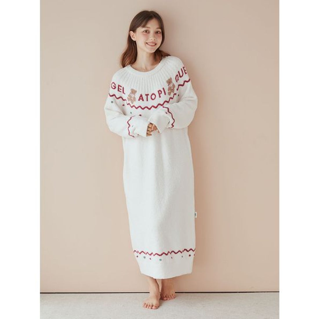 ジェラートピケ gelato pique 【HOLIDAY】ノルディックワンピース