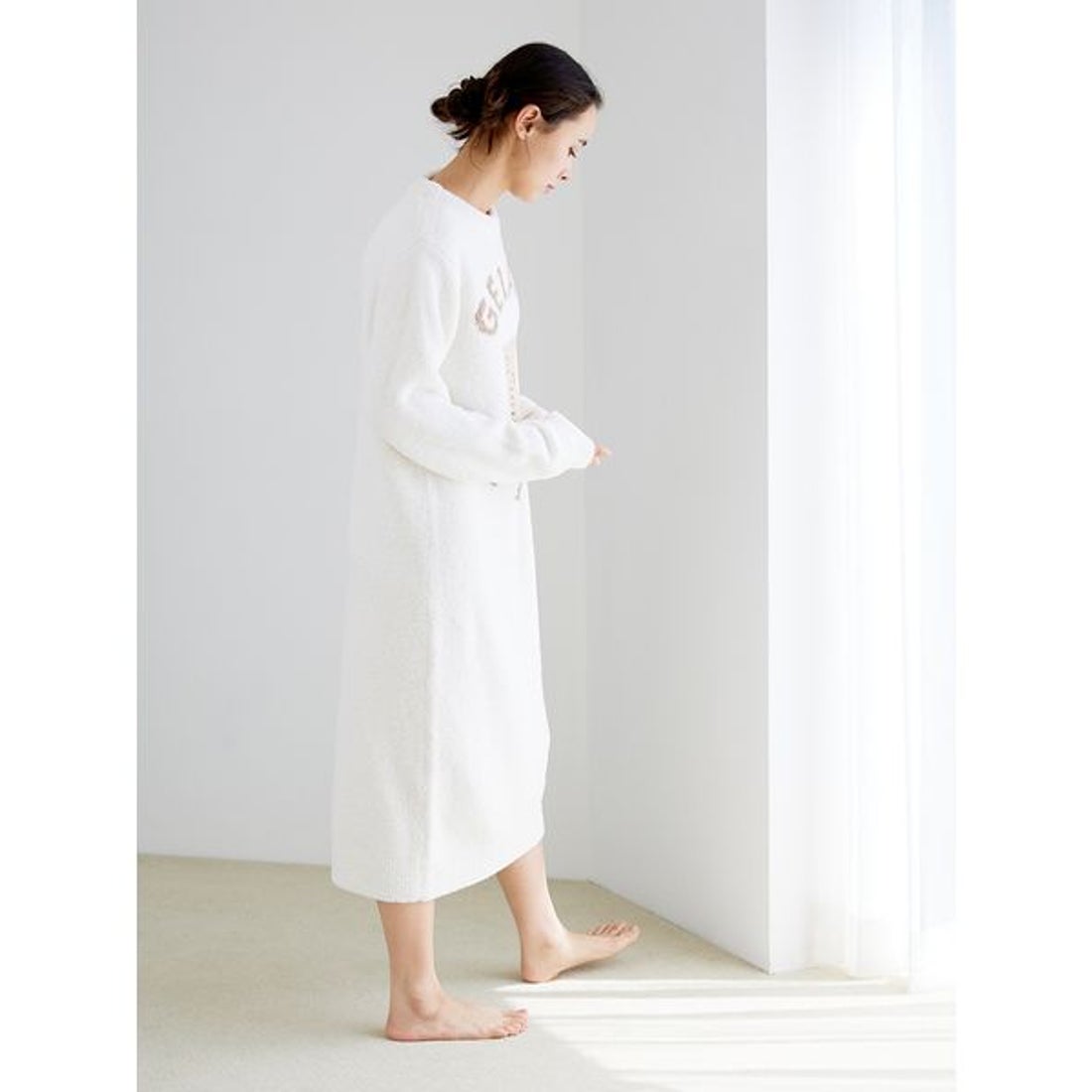 ジェラートピケ gelato pique パウダービスケットジャガードワンピース