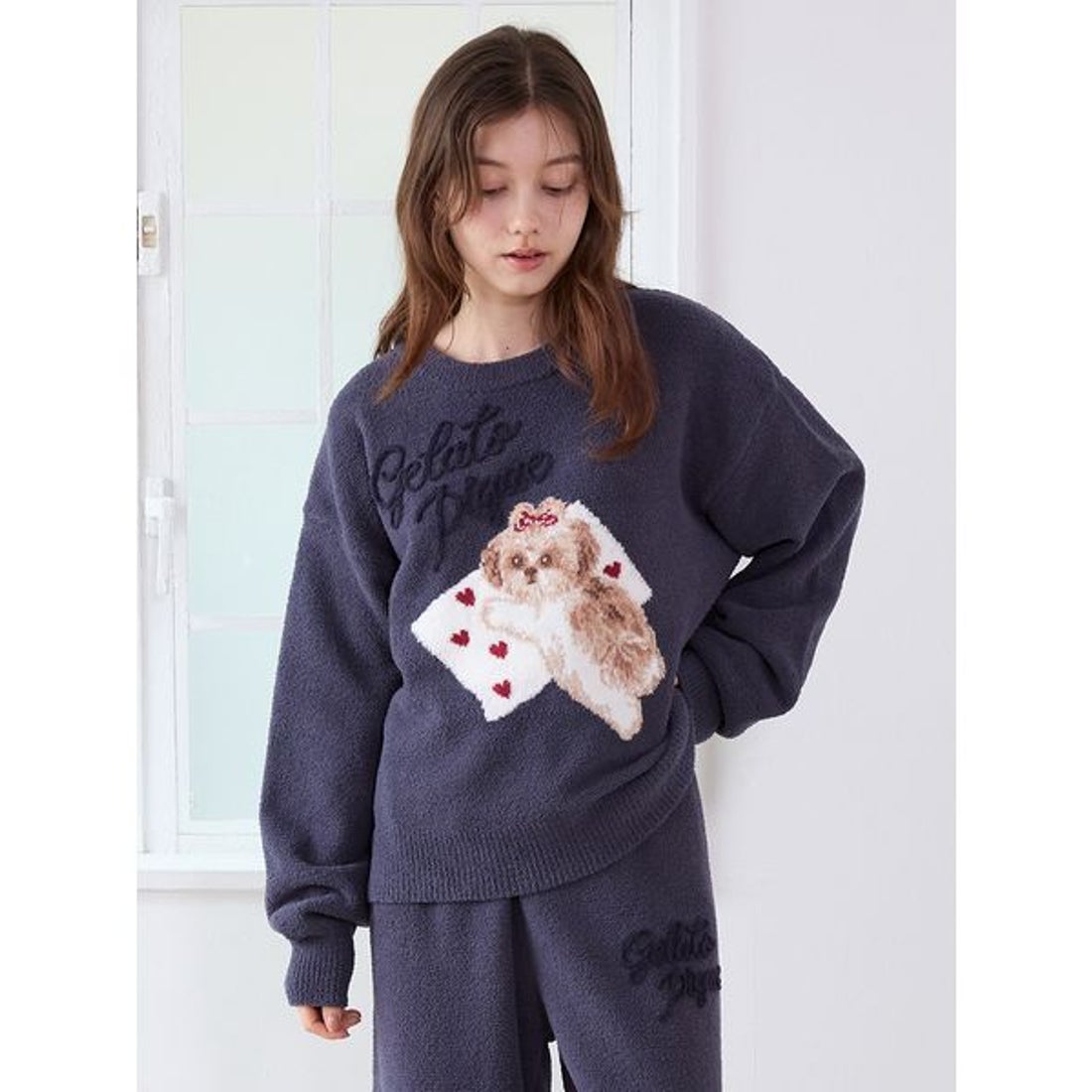 ジェラートピケ gelato pique 【ONLINE限定】シーズージャガードプル