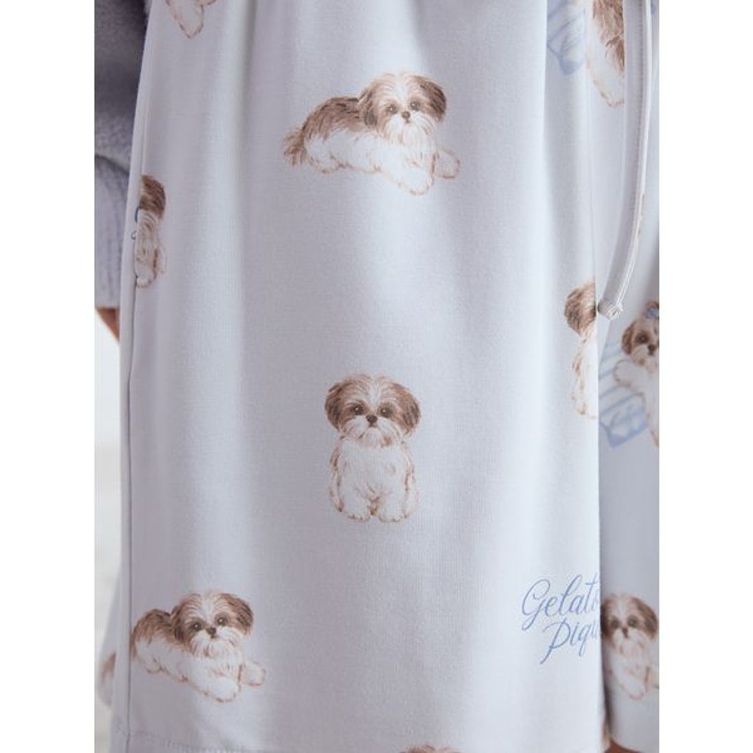 ジェラートピケ gelato pique シーズー柄ショートパンツ （BLU） -靴