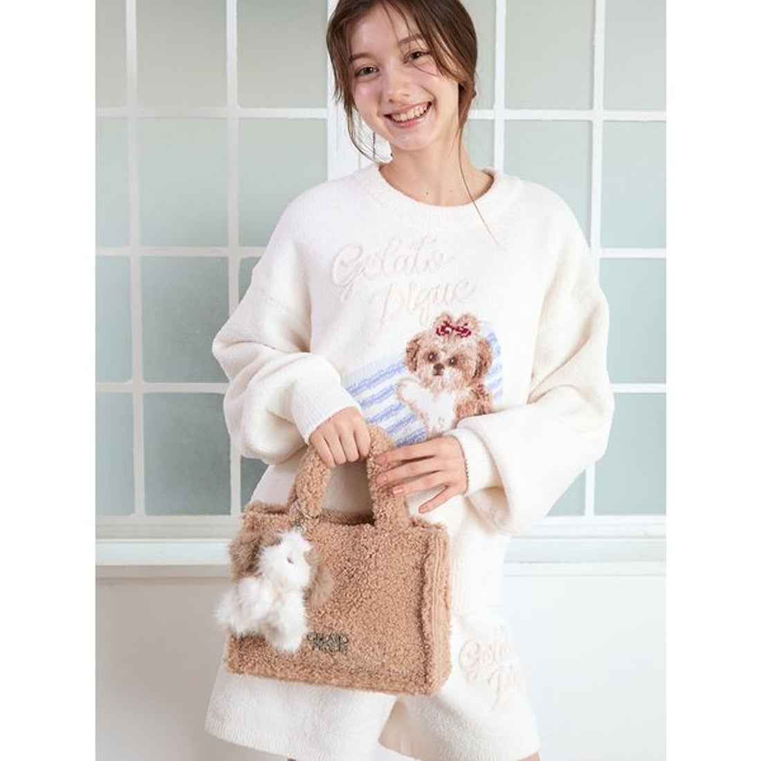 ジェラートピケ gelato pique シーズージャガードプルオーバー （NVY