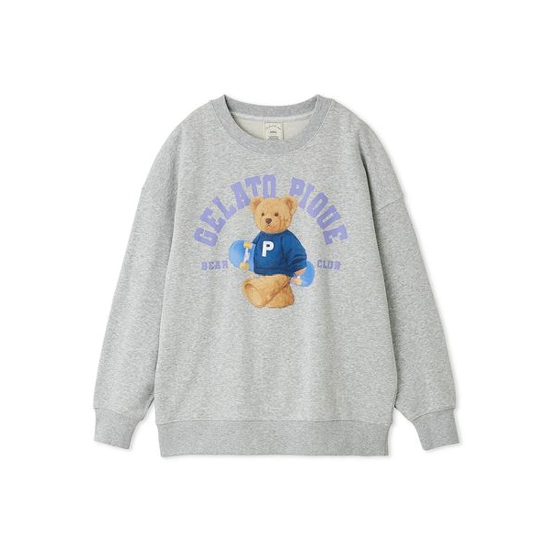 ジェラートピケ gelato pique スポーティーベア裏毛プルオーバー （NVY