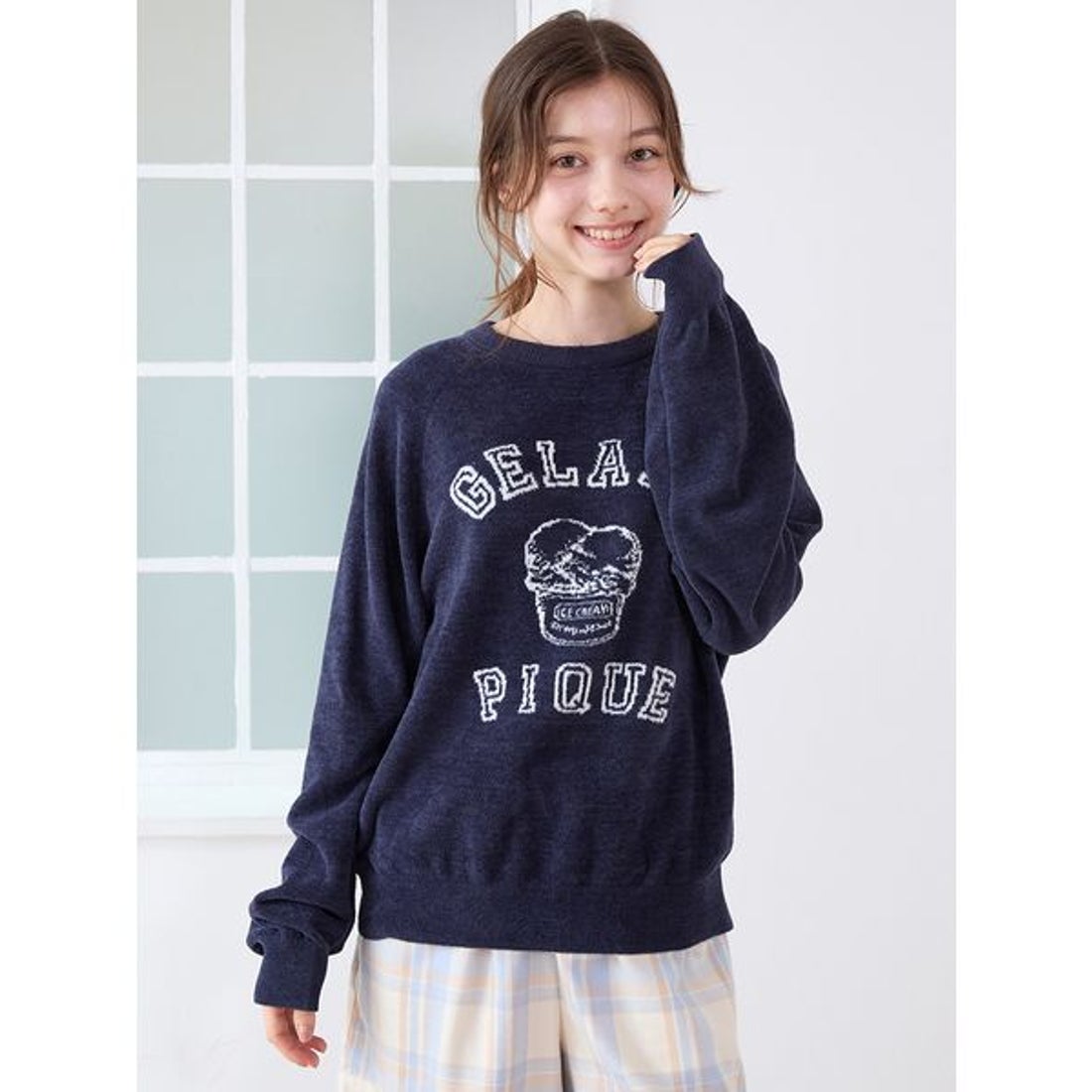 ジェラートピケ gelato pique トラッドアイスクリームジャガードプル