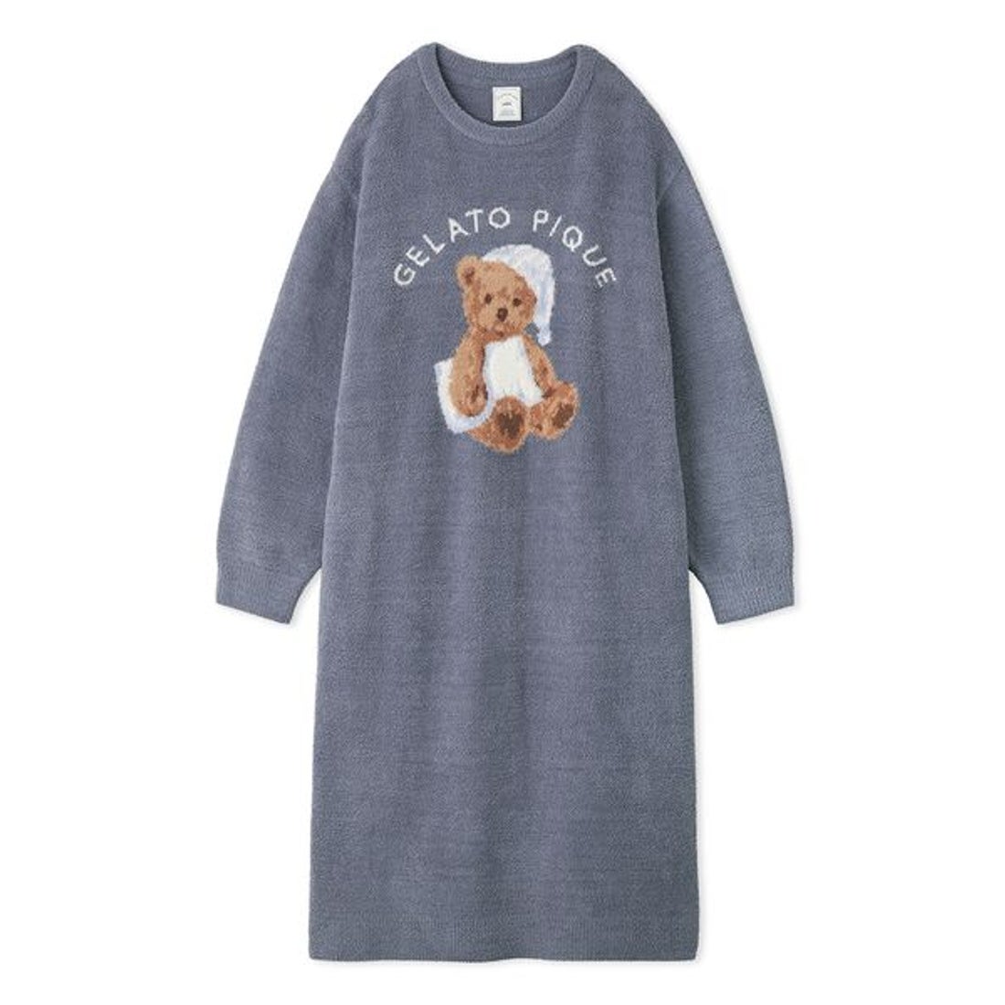 ジェラートピケ gelato pique GOOD NIGHT BEAR ジャガードワンピース