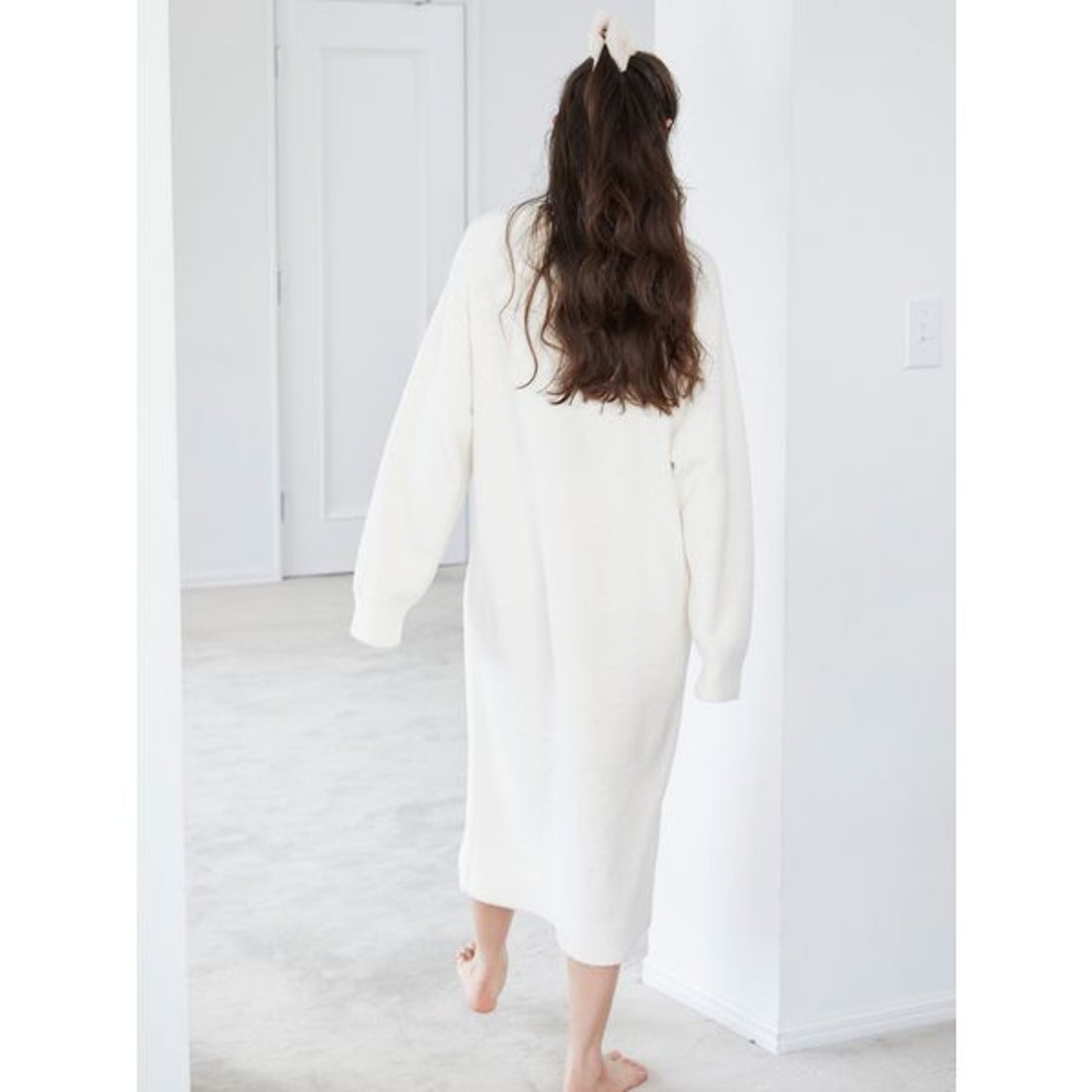 ジェラートピケ gelato pique GOOD NIGHT BEAR ジャガードワンピース