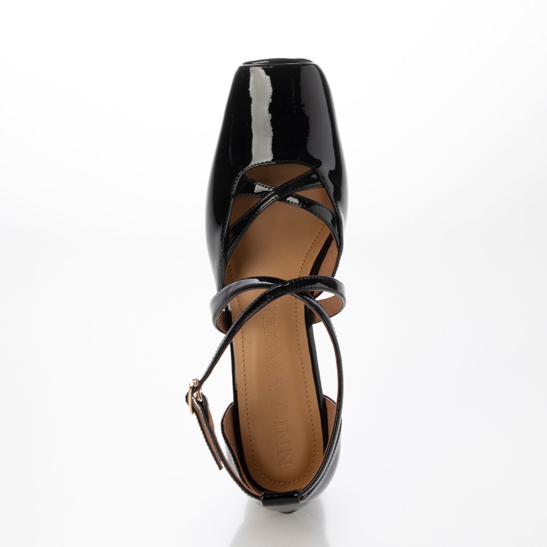 ダニエラアンドジェマ Daniella & GEMMA スクエアトゥクロスストラップ