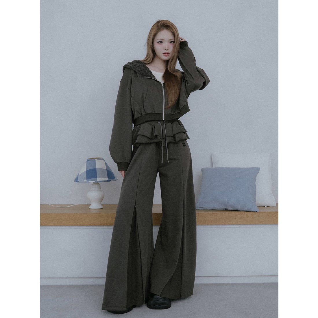 ダーリッチ Darich Dロゴボリュームスニーカー （ブラック