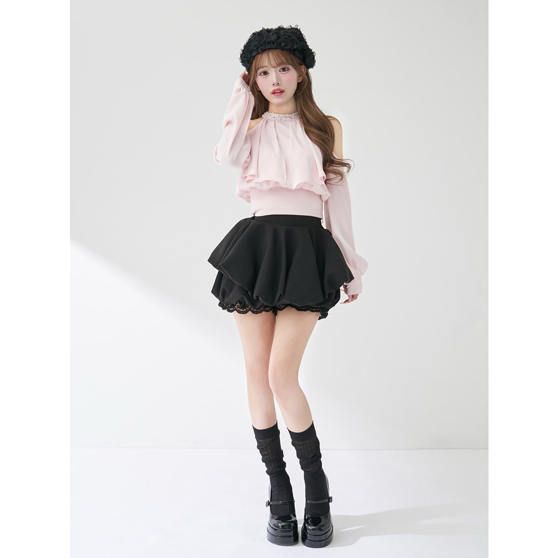 ダーリッチ Darich プラットフォームメリージェーン （ブラック