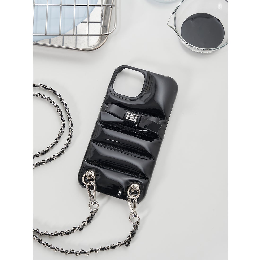 ダーリッチ Darich DDリボンiPhoneケース （サックス） -ファッション