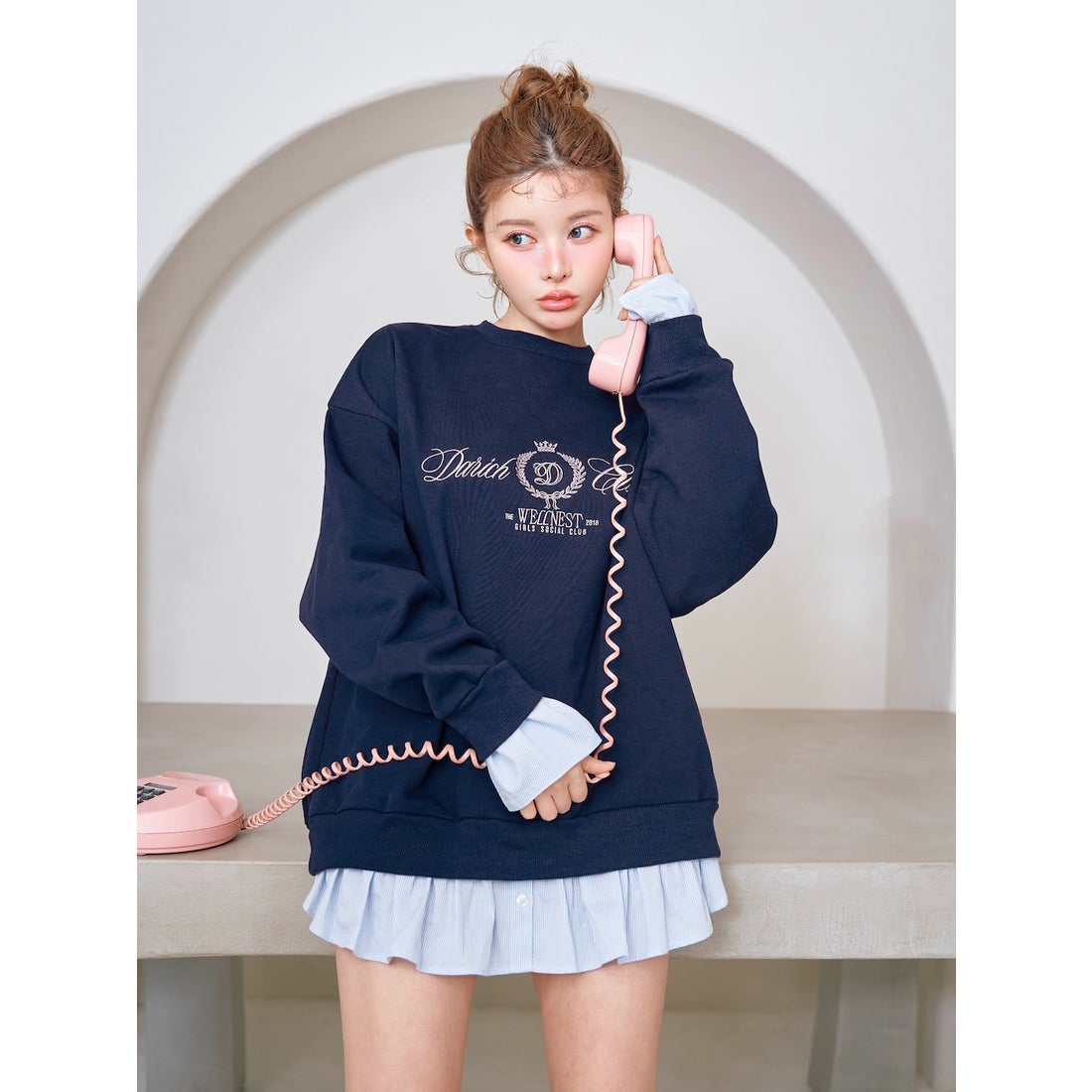 ダーリッチ Darich Darich Clubスウェットトップス （ネイビー