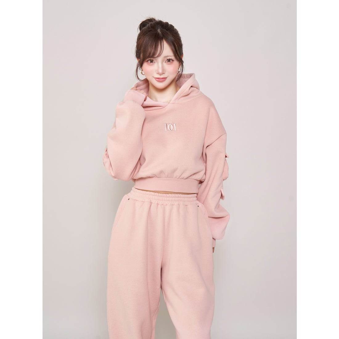 ダーリッチ Darich Dベアスタッズスウェットセットアップ （ピンク