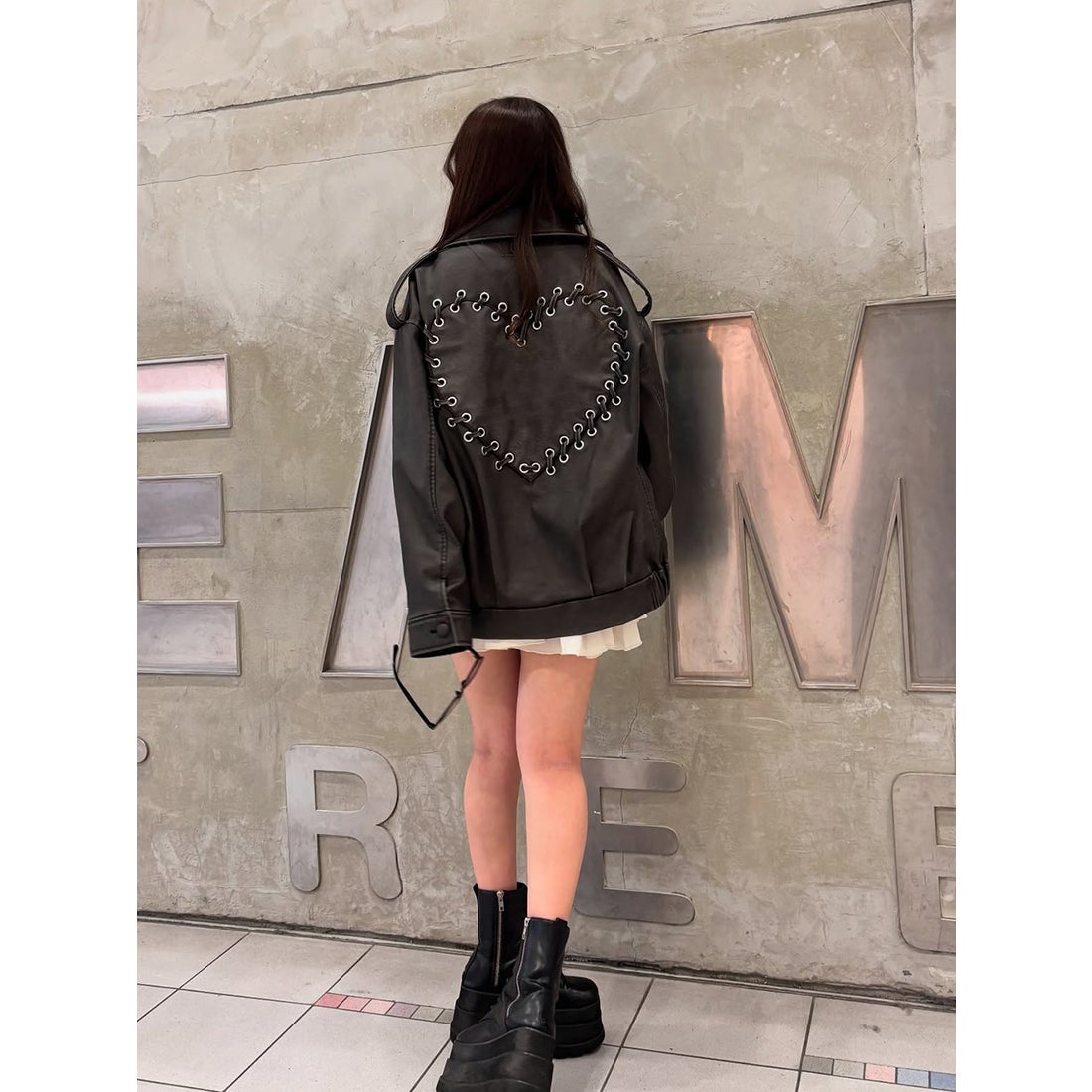 ダーリッチ Darich ハートシェイカーレザージャケット （ブラック