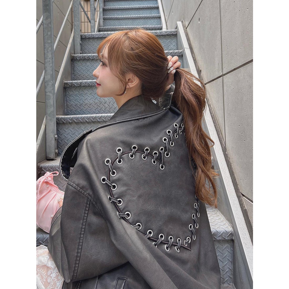 ダーリッチ Darich ハートシェイカーレザージャケット （ブラック