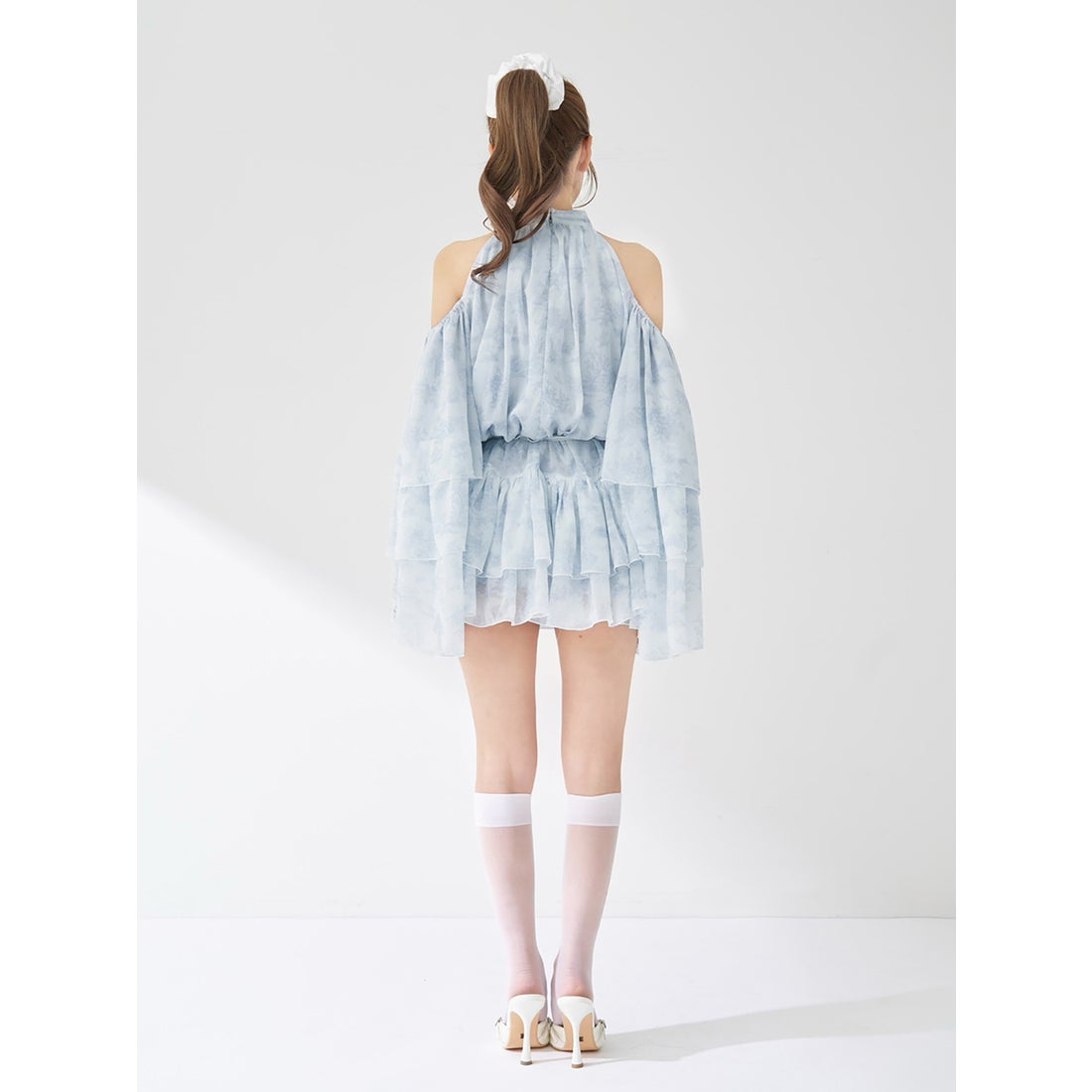ダーリッチ Darich トワルドジュイシフォンフリルミニワンピース