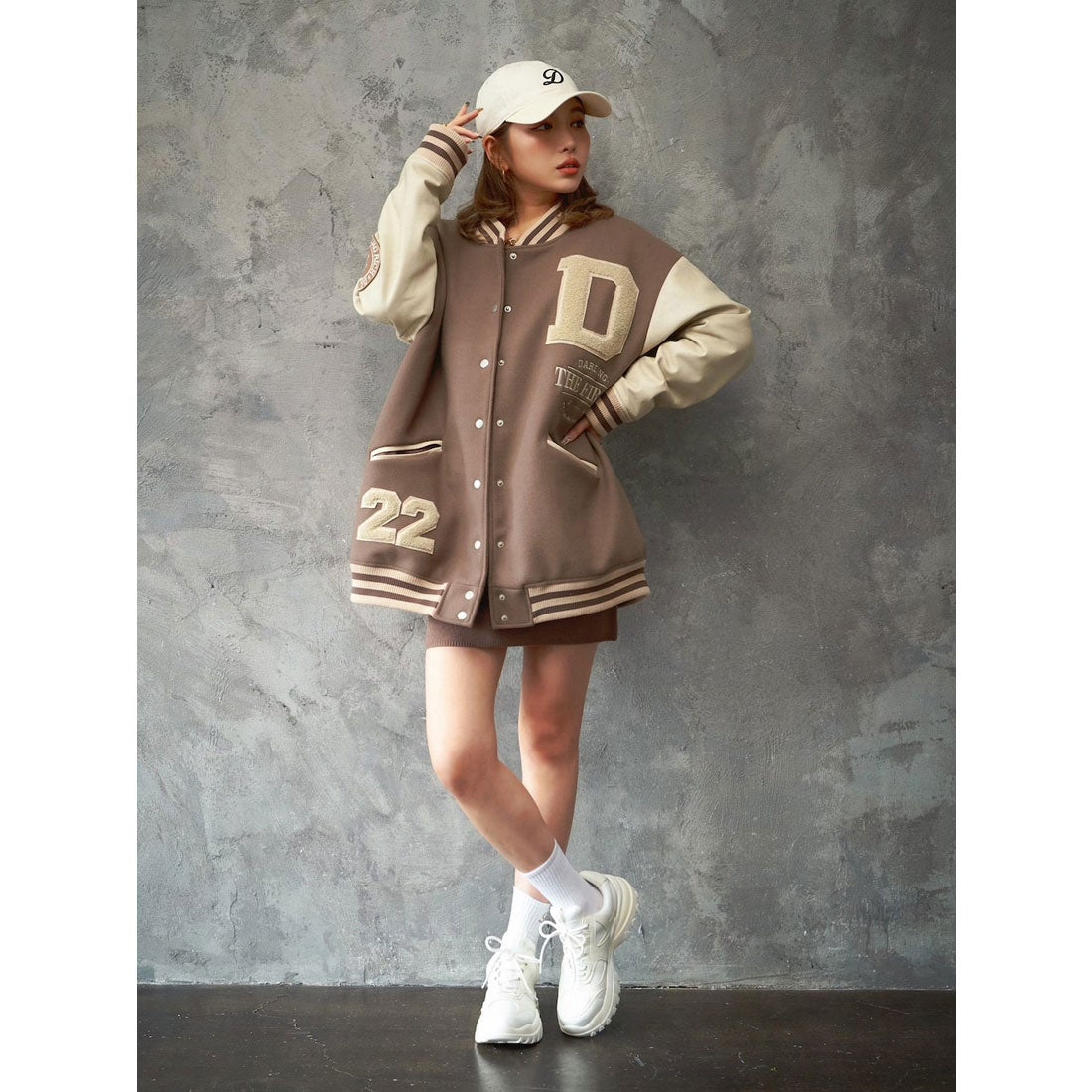 ダーリッチ Darich DARLINGスタジャン （モカ） -ファッション通販