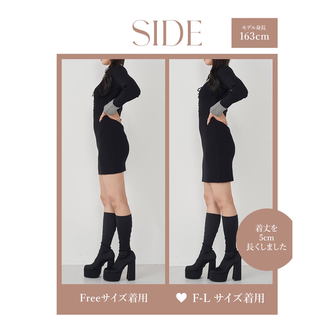 ダーリッチ Darich フロントオープンニットミニワンピース （グレー