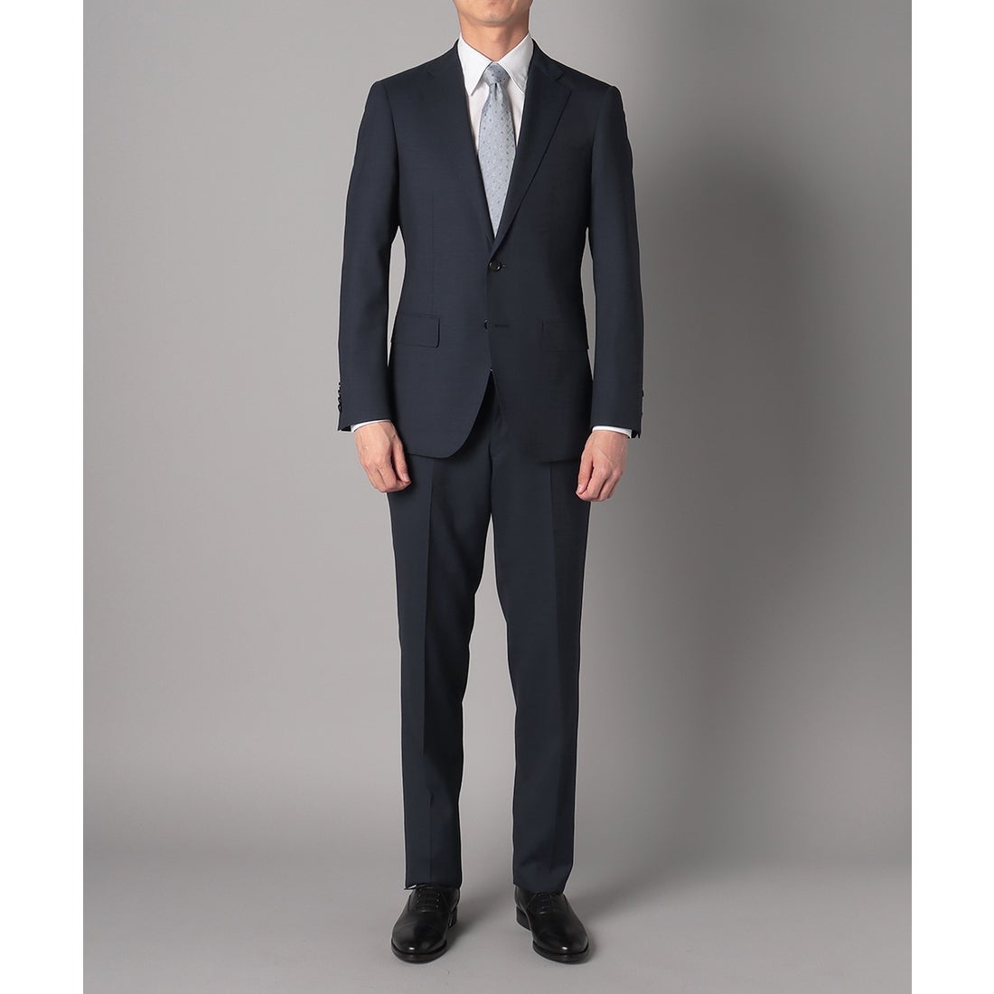 ネイビーマイクロチェックスーツ （ネイビー） -D'URBAN | ダーバン