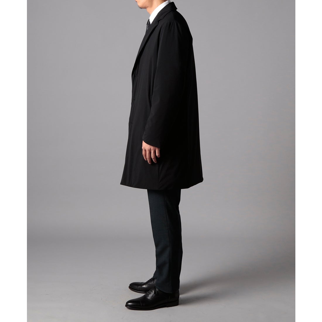 ダウンチェスターカラーコート （ブラック） -D'URBAN | ダーバン公式