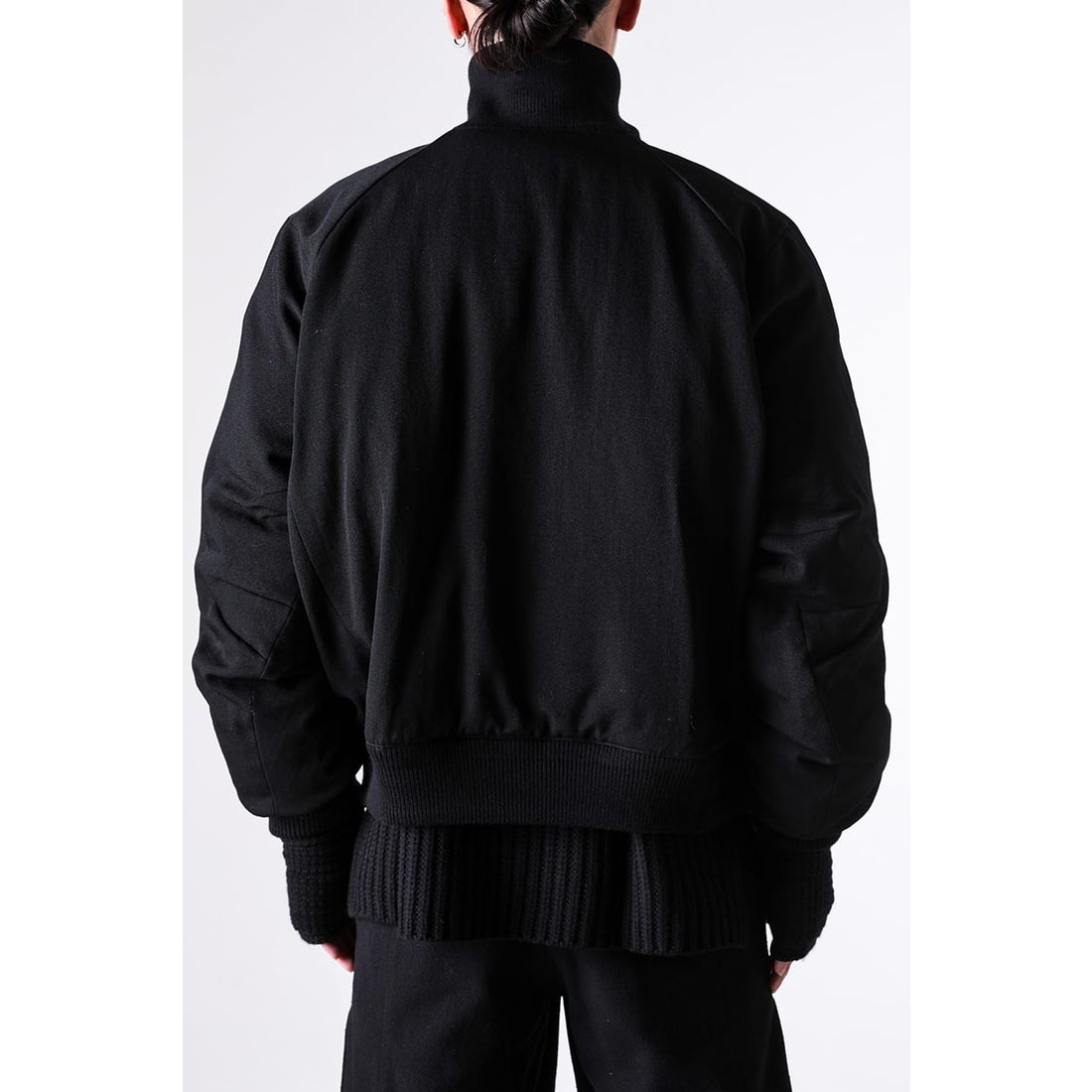 デヴォア DEVOA Down Jacket Salt Shrink Wool （BLACK） -FASCINATE