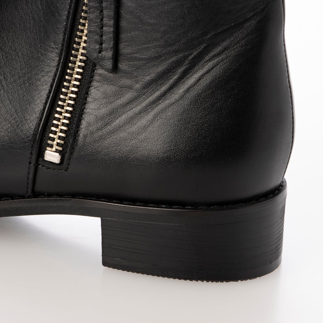 ダイアナ DIANA ショートブーツ （黒カーフ） -アウトレット