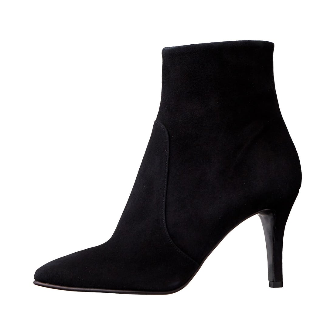 ダイアナ DIANA ショートブーツ （黒スエード） -アウトレット