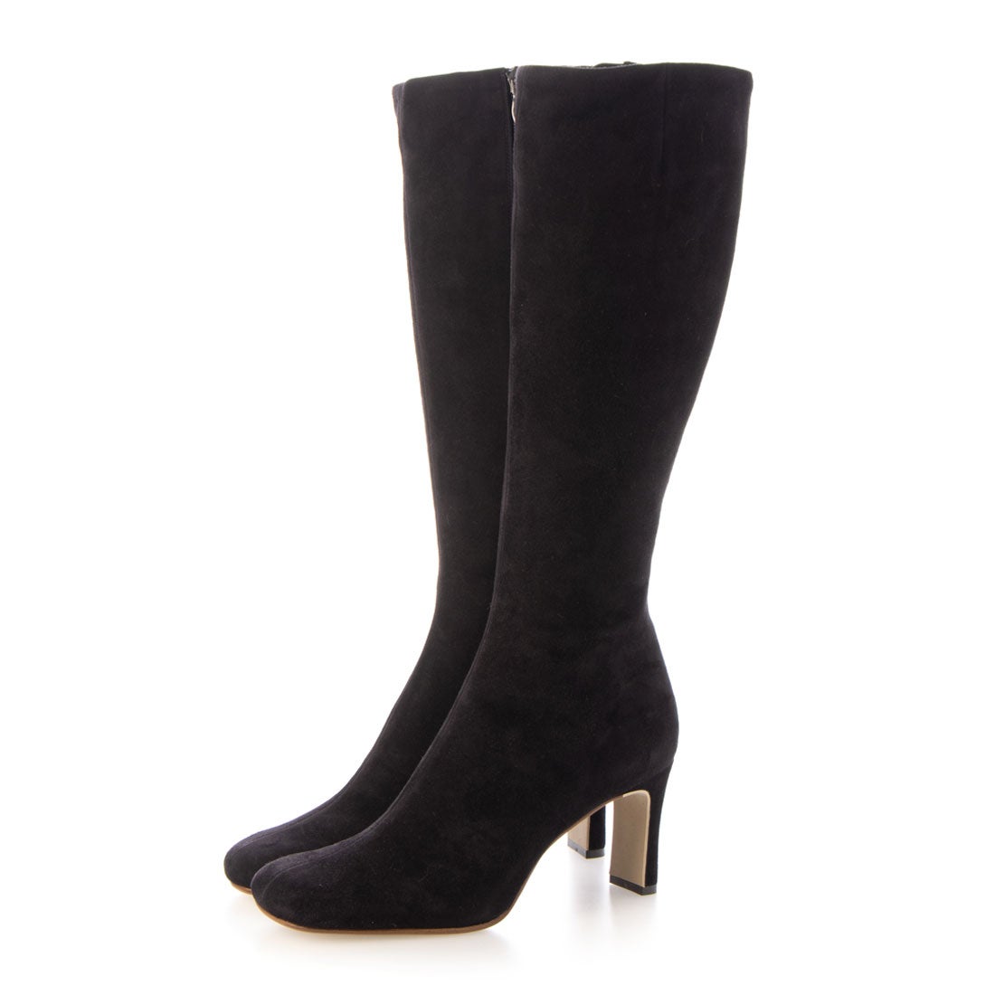 ダイアナ DIANA ロングブーツ （黒スエード） -ファッション通販