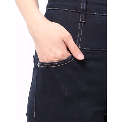 エモダ EMODA 【ELDER】NUDEハイウエストデニム （ブラック） -靴