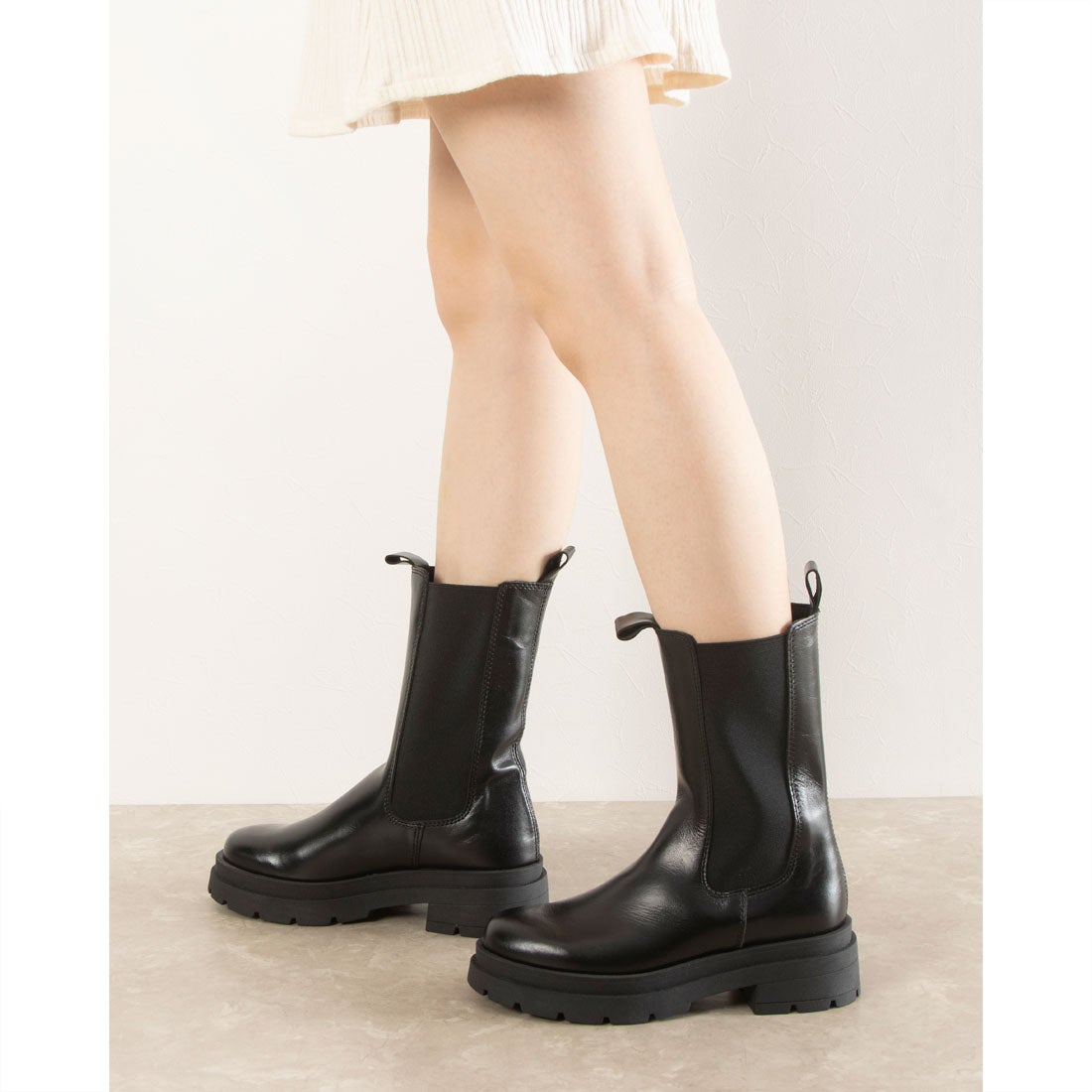 エネス ENESS サイドゴアブーツ （NERO(BLACK)） -waja bazar - 海外