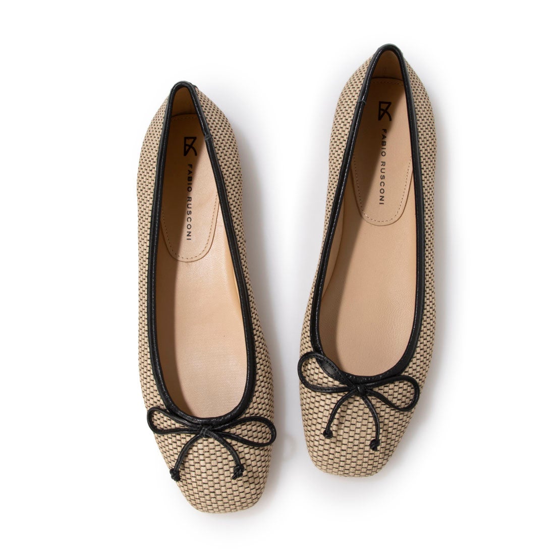 ファビオルスコーニ FABIO RUSCONI スクエアトウラフィアバレエ