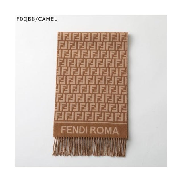 フェンディ FENDI FENDI マフラー 30×190 FXT113 AQCW カシミヤ ウール