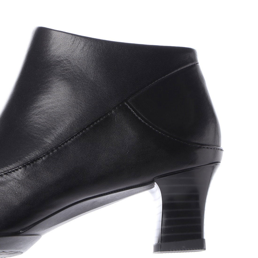 スクエアトゥヒールニーカーショートブーツII （ブラック） -fitfit