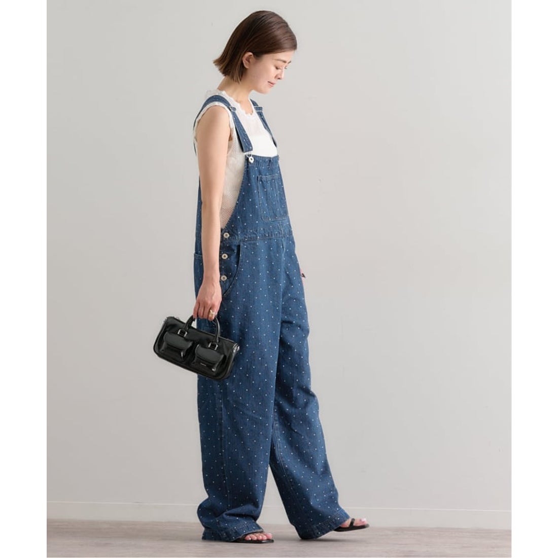 ユーバイスピックアンドスパン U by Spick&Span ドットデニム