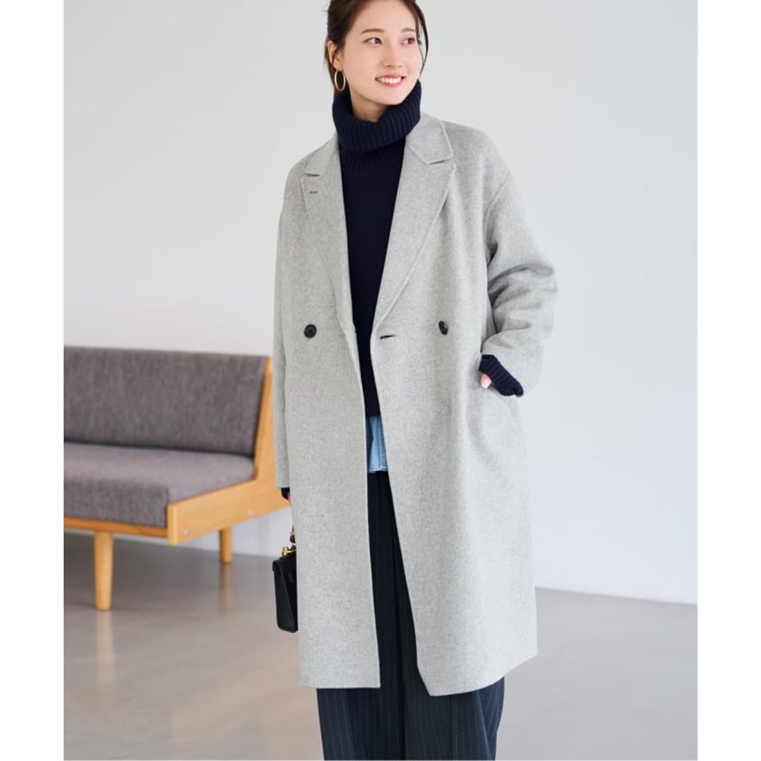 フレームワーク FRAMeWORK ≪追加≫SUPER160'sダブルブレストコート 4