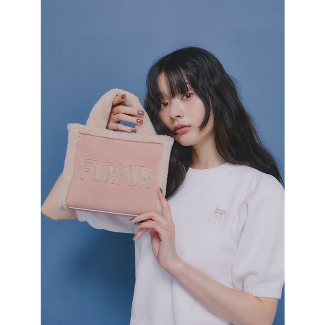 ファーファー FURFUR 【WEB・一部店舗限定カラー】ムートンロゴトート