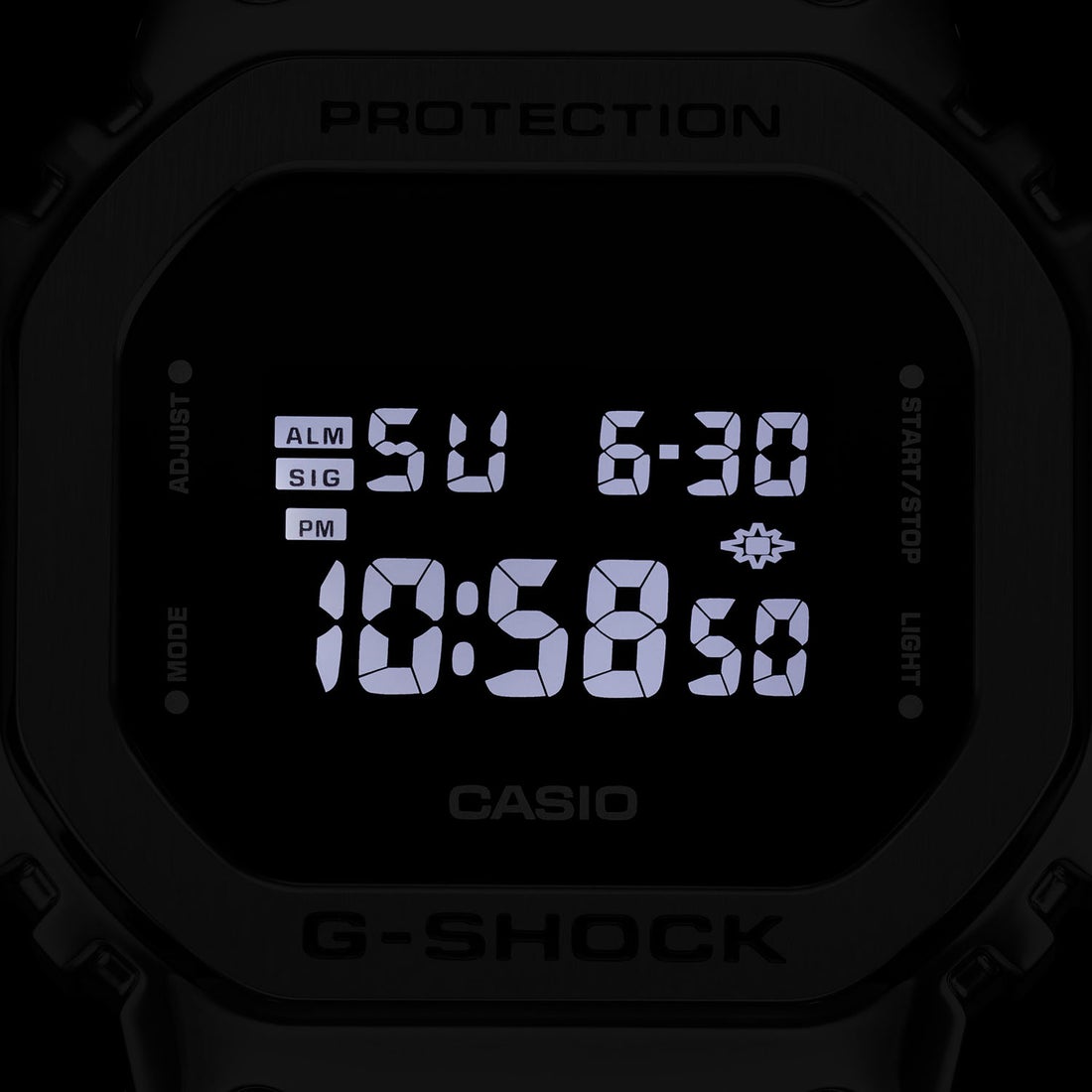 G-SHOCK】5600シリーズ / メタルベゼル / GM-5600U-1JF （ブラックX