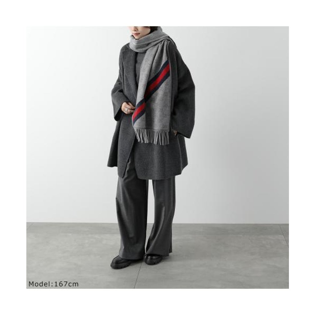 グッチ GUCCI GUCCI マフラー 570603 3G200 GGロゴ ウール （1466