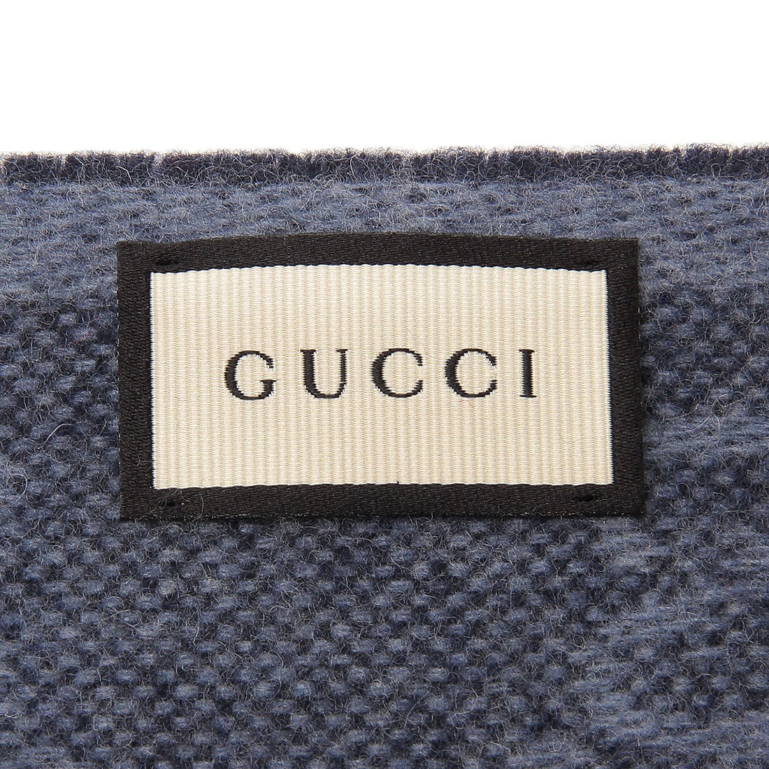 グッチ GUCCI スカーフ バンダナ ストール ネイビー メンズ レディース
