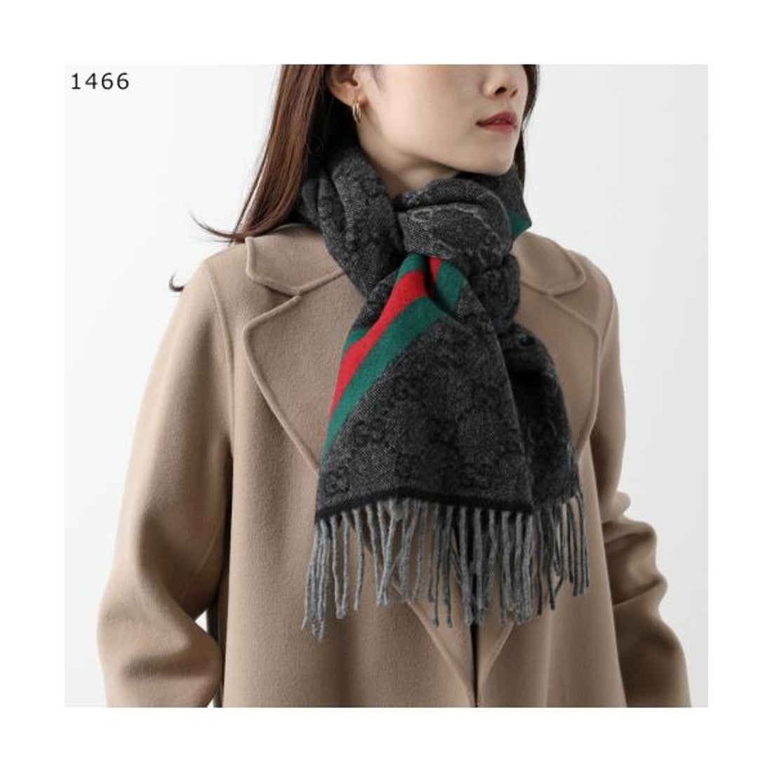 グッチ GUCCI GUCCI マフラー 570603 3G200 GGロゴ ウール （9568