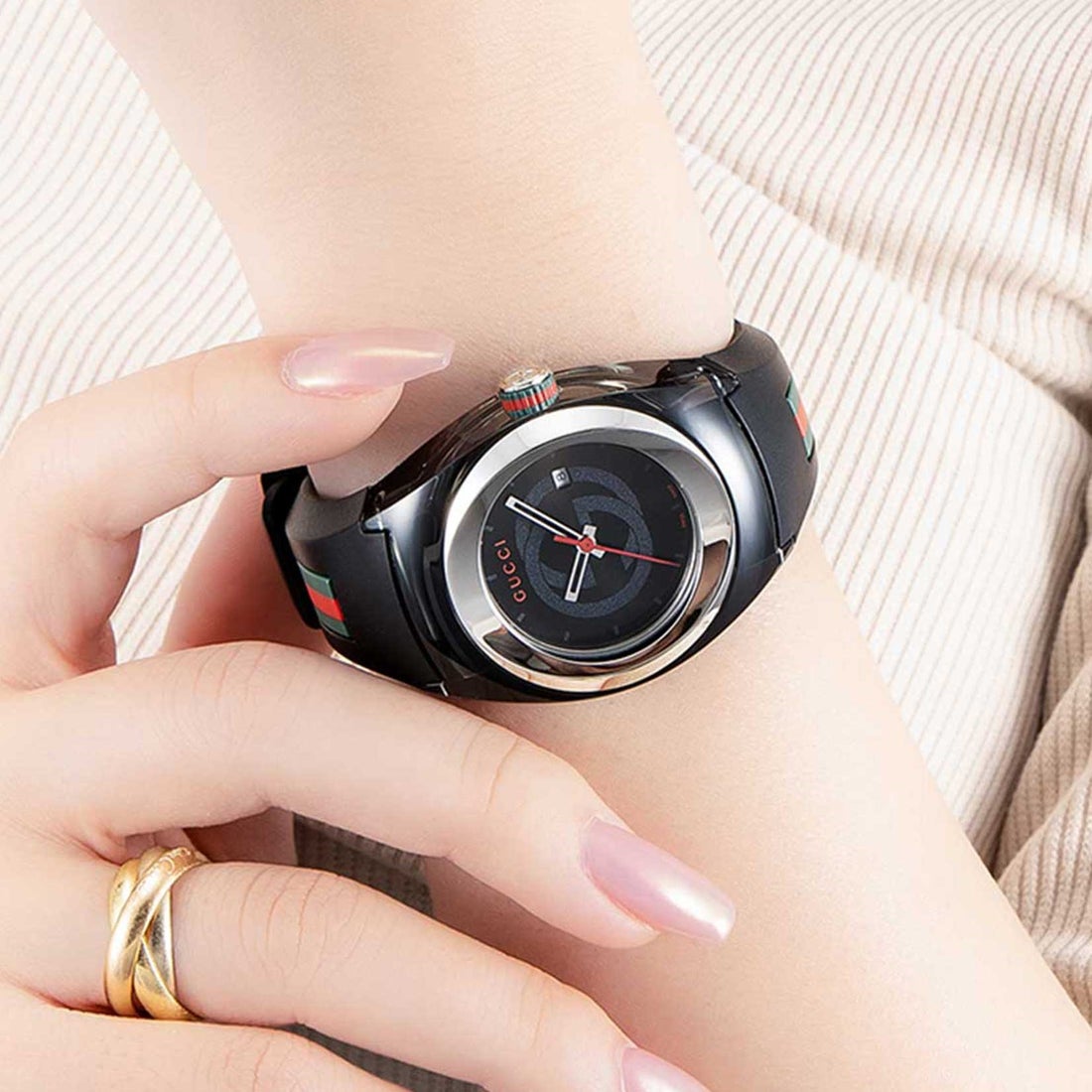 グッチ GUCCI SYNC （ブラック） -靴＆ファッション通販 ロコンド