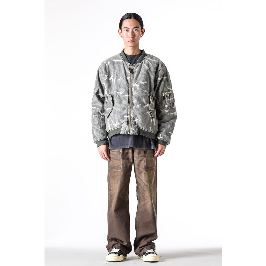 カミヤ KAMIYA FOSTEX Camo Wash MA-1 （KHAKI） -FASCINATE